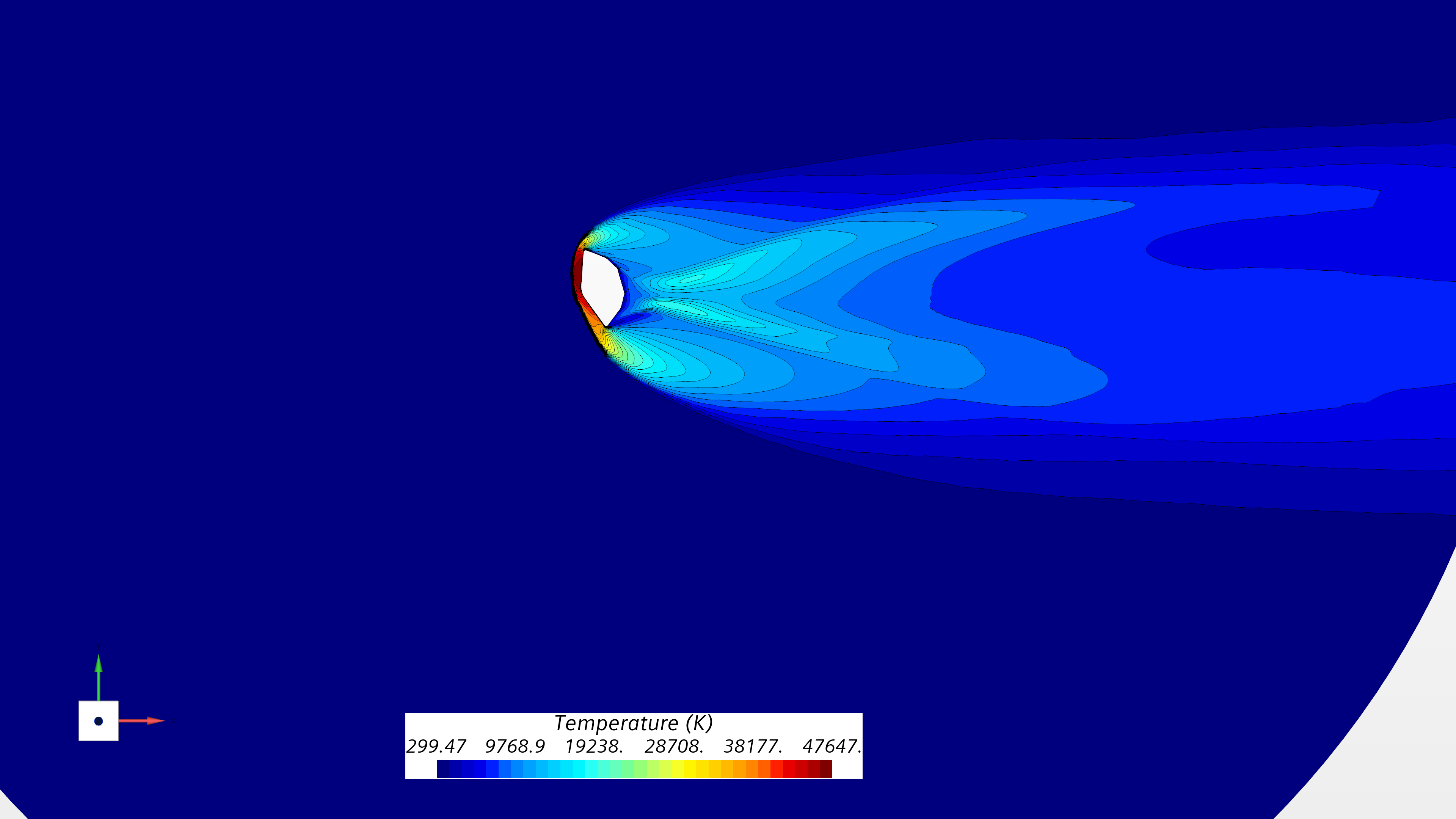 Capsule - temperature field (K)